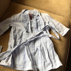 Toddler girls button down shirt